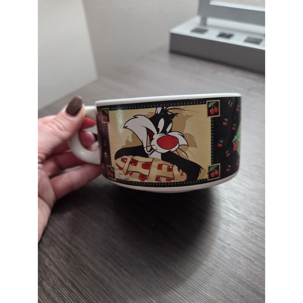 Vintage Looney Tunes Soup Mug/Cup 1998‎ Warner Bros.
